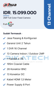 Dahua Color 13 Channel