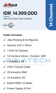 Dahua Color 14 Channel