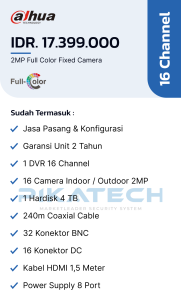 Dahua Color 16 Channel