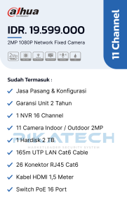 Dahua IP-Cam 11 Channel