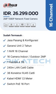 Dahua IP-Cam 16 Channel