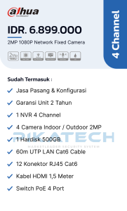 Dahua IP-Cam 4 Channel