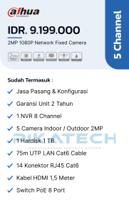 Dahua IP-Cam 5 Channel