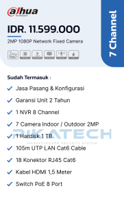Dahua IP-Cam 7 Channel
