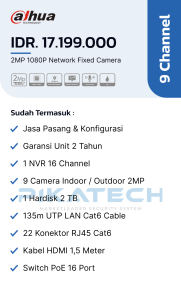Dahua IP-Cam 9 Channel