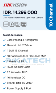 Hikvision Audio 10 Channel