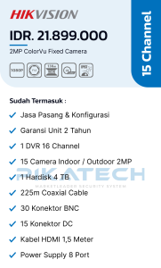 Hikvision Color 15 Channel