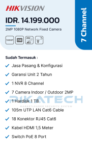 Hikvision IP-Cam 7 Channel